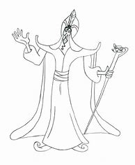 Image result for Disney Villains Jafar Coloring Page