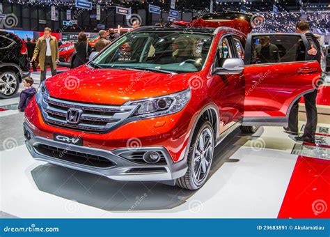 83rd Geneva Motorshow 2013 - Honda CRV 2013 Editorial Photo - Image of honda, brand: 29683891