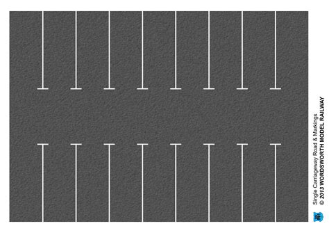 Road System Kit for DIY Crafts