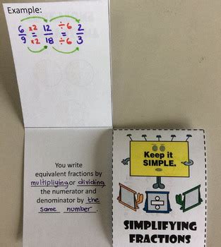 Image result for Equivalent Fractions Foldable