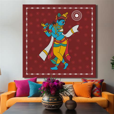 PAPER PLANE DESIGN kalighat paintings canvas art Indian ethnic ...