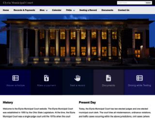 Access elyriamunicourt.org. Elyria Municipal Court