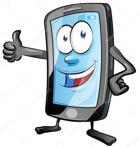Mobile Phone Cartoon 的图像结果