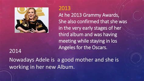 Adele biography | PPTX