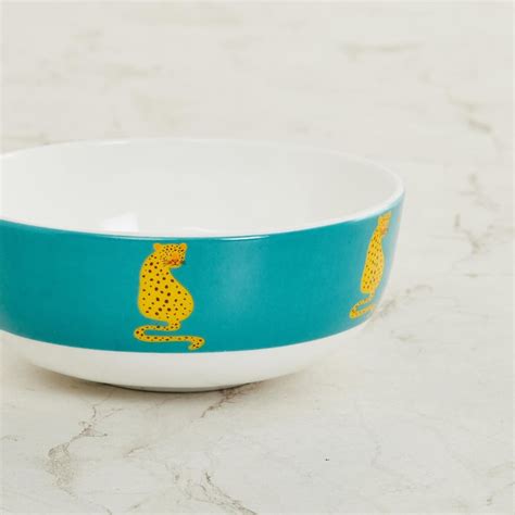 Buy Raisa Urban Jungle Cereal Bowl- Bone China- 15cm from Home Centre ...