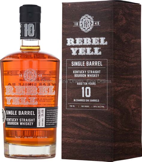 Rebel 10 Year Old Single Barrel Bourbon Whiskey