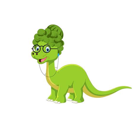 Entry #9 by fahaddaud for Cartoon version of brontosaurus that looks ...