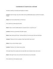 Image result for Waiter Script