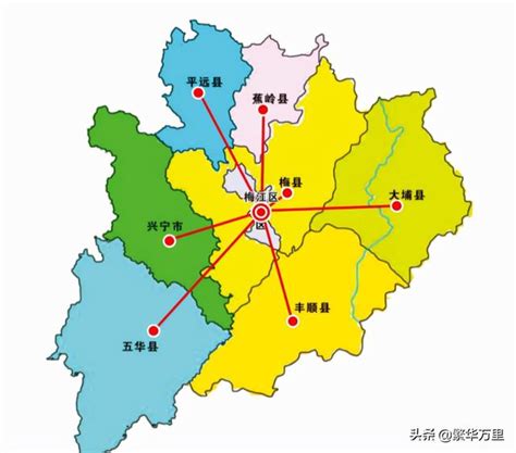 梅州地理位置图片,广东梅州地理位置,梅州图片_大山谷图库