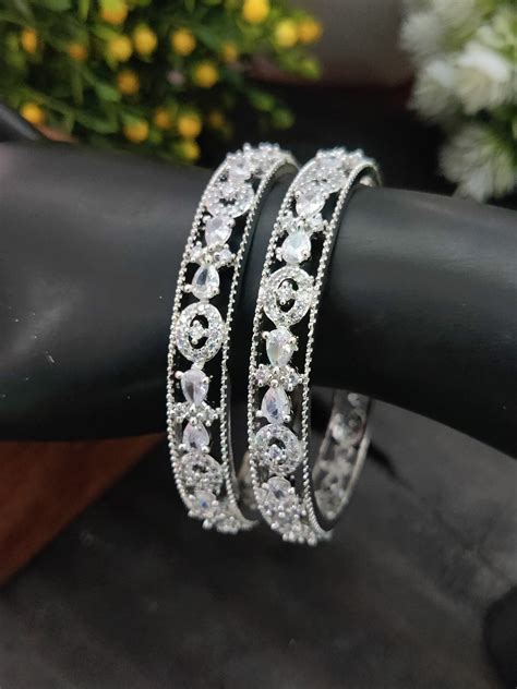 American Diamond Bangles – SONAMONE