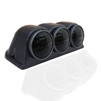 Car Universal 52mm Triple 3 Hole Mount Holder Dash Gauge Pillar Pod ...