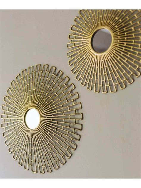 Sunburst mirror | Gold sunburst mirror | Kalpané