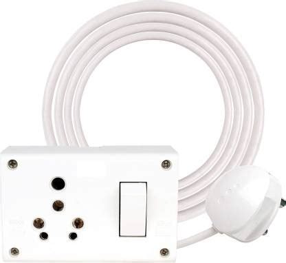 Elegant Casa Elegant Casa Multi Purpose 5 Pin Extension Board with ...