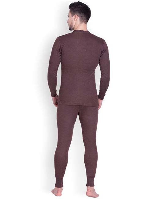 Brown Thermal Clothing Set