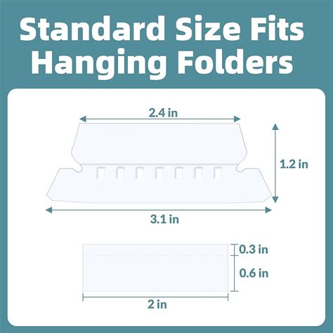 File Folder Tabs, SUNEE 50 Sets Hanging File Folder India | Ubuy
