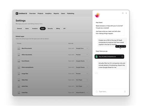 Image result for AI Assistant Interface