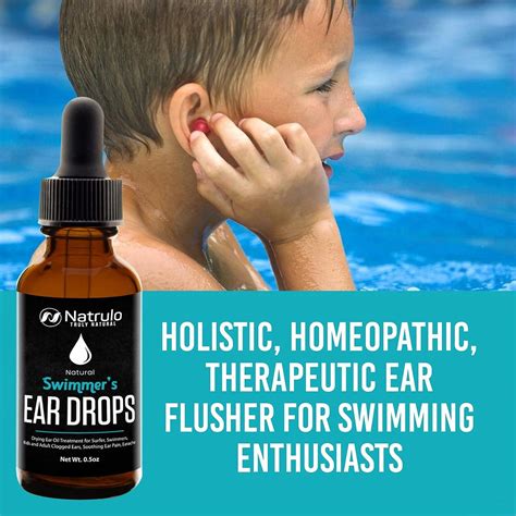 Natural Ear Drops for Swimmers Ear & Allergy Relief - Soothing Ear Pain ...