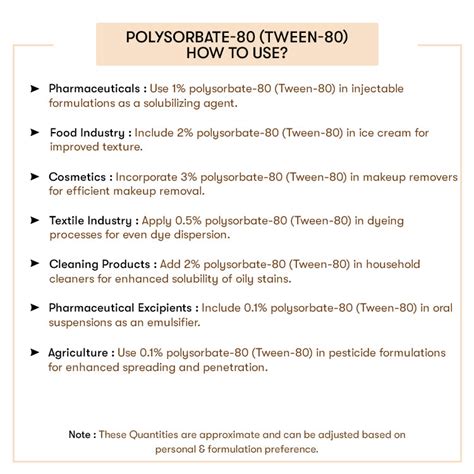 Buy Polysorbate 80 Online at Best Price in India | Polysorbate 80 Bulk ...