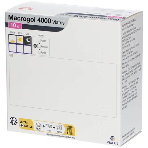 MACROGOL VIATRIS 10G SACHET 20 pc(s) - Redcare Pharmacie