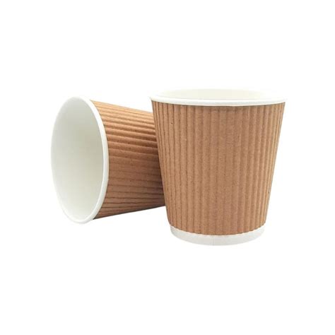 250ml Coloured Ripple Paper Glass - Prakritii - Cultivating Green