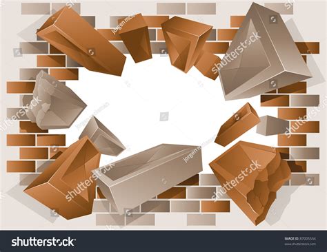 Image result for Exploding Brick Wall