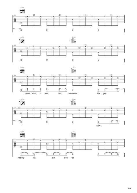 someone like you吉他谱-弹唱谱-c调-虫虫吉他