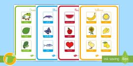 Poster: los colores en inglés