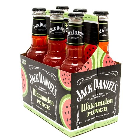 Jack Daniel’s Country Cocktails Watermelon Punch - 6 bottles / 10mL ...