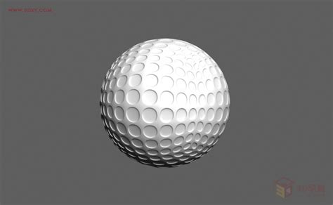 【建模技巧】高尔夫球是这样做出来的3Dmax教程