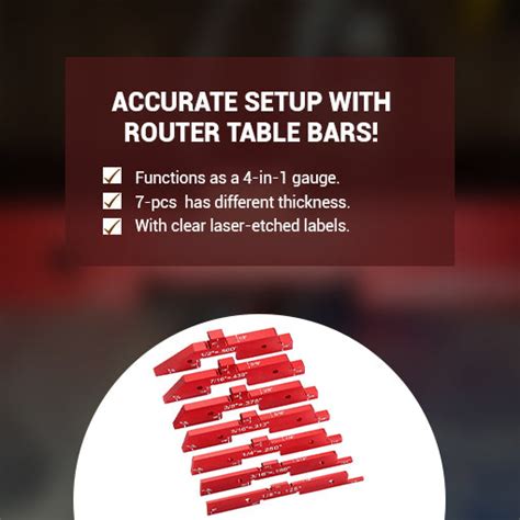 Router Table Setup Bars 的图像结果