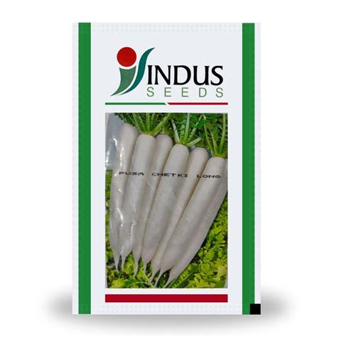 Indus Pusa Chetki Long Radish Seeds – Cultree India