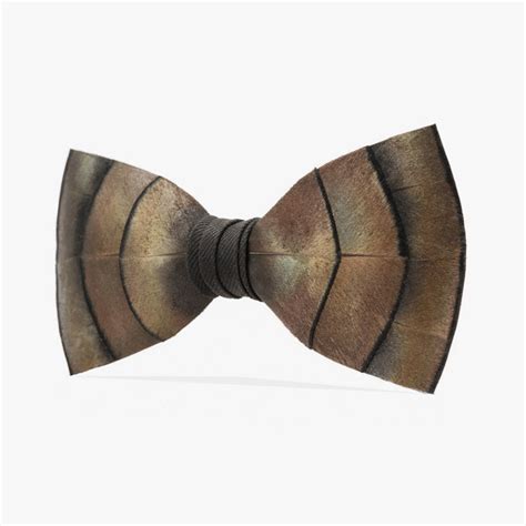 Turkey Feather Bow Tie | Charleston Bow Tie | Brackish Brand