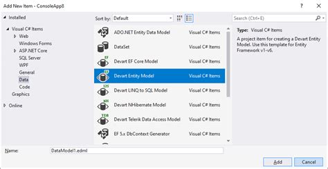 Image result for Visual Studio Entity Framework Tools How To