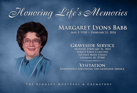 THE KENNEDY MORTUARY & CREMATORY - Laurens SC - Hours, Directions ...