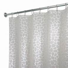 Interdesign Shower Curtains by Interdesign Pebblz Shower Curtain In White 26580 The Interdesign Shower Curtains