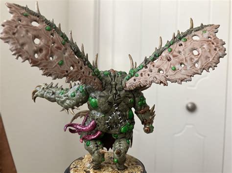 I finished my Nurgle themed daemon prince! : r/deathguard40k