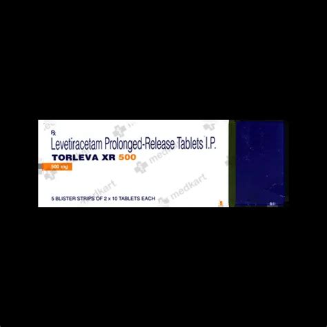 TORLEVA XR 500MG TABLET 10'S Price, Uses, Side Effects & Substitutes ...