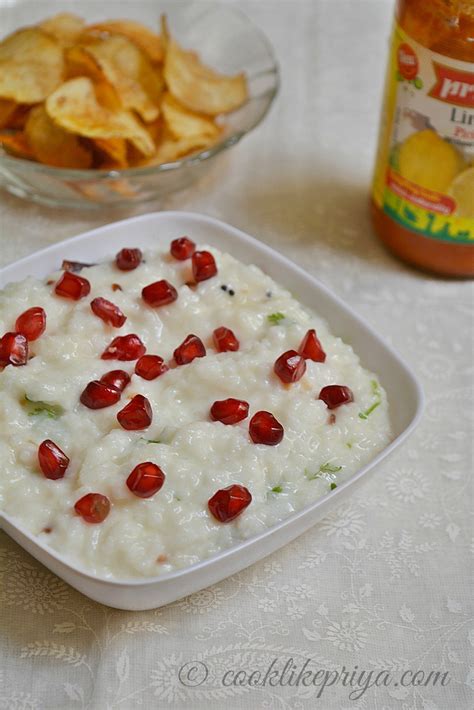 Cook like Priya: Thayir Sadam Recipe | Curd Rice