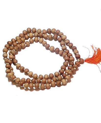 Sandalwood Japa Mala/Chandan Japa Mala ISKCON 10 MM Bead Size - 108+1 ...