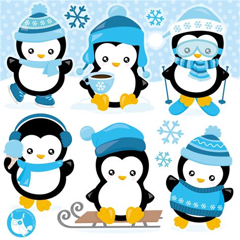 Penguin Clip Art Winter