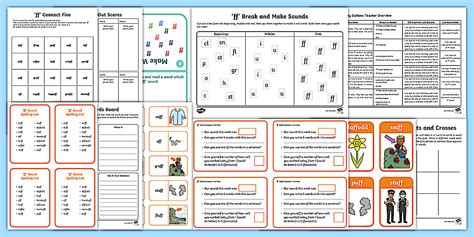 'ff' Word Phonics Worksheets | Phonics | Twinkl