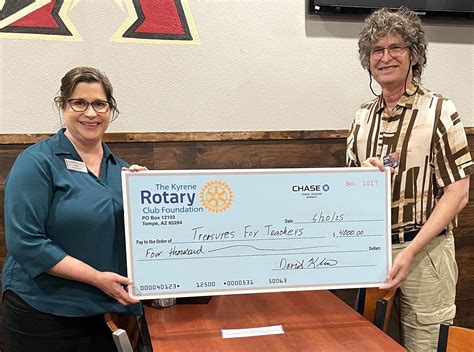 TREASURES 4 TEACHERS | Kyrene Rotary Club