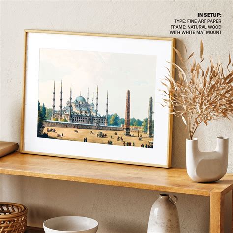 Mosque of Sultan Achmet in the Ottoman Dominions: Buy Turkish Painting ...