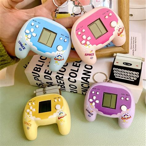Game Console Pendant Keychain – Playable Mini Handheld Game Machine ...