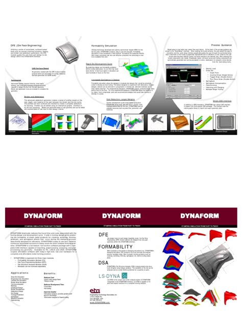 dynaform.pdf | Simulation | Computer Aided Design