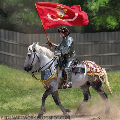 Knight On Horseback