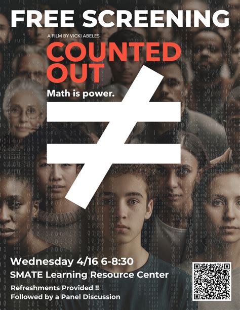 Counted Out Screening | SMATE | Western Washington University
