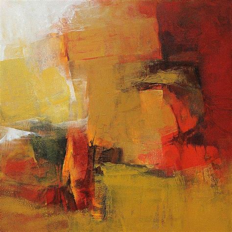 "Golden Blush Ii": Yellow Orange Acrylic Painting by Siddhesh Rane ...