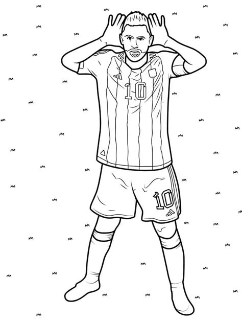 22+ PDF Lionel Messi Coloring Pages ⚽🎨 - Coloringpagesforkids.net