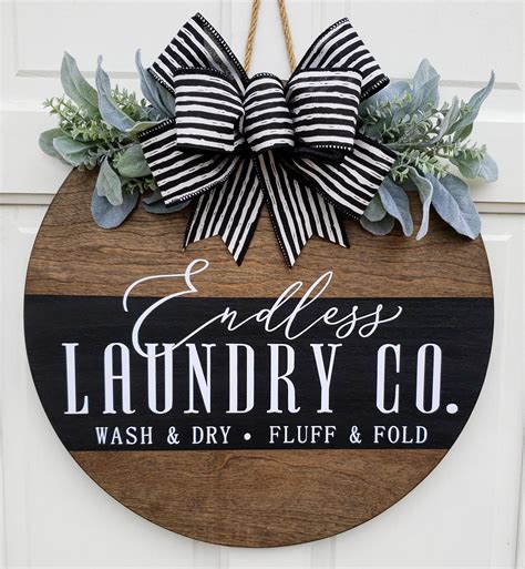Laundry room door hanger laundry decor laundry wreath laundry room ...